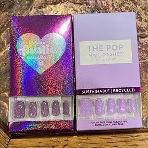 Red Aspen Nail Dashes Set